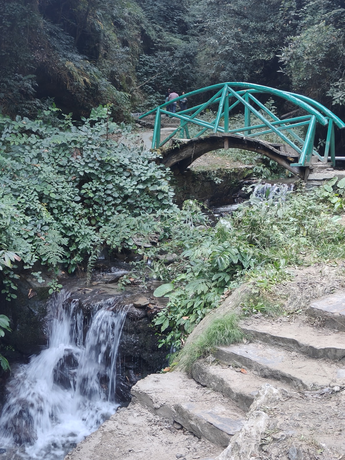 River crossing and zipline over Tirthan