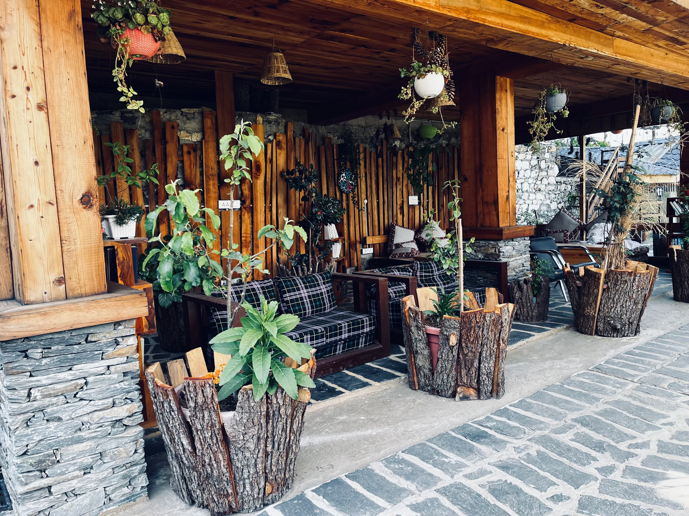 Outdoor seating area