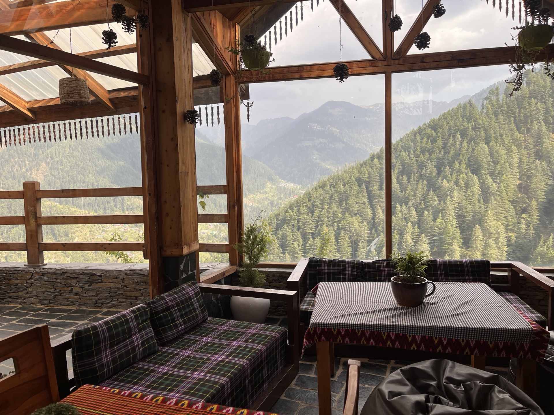 Himalayan Chalets Jibhi — from the kitchen
