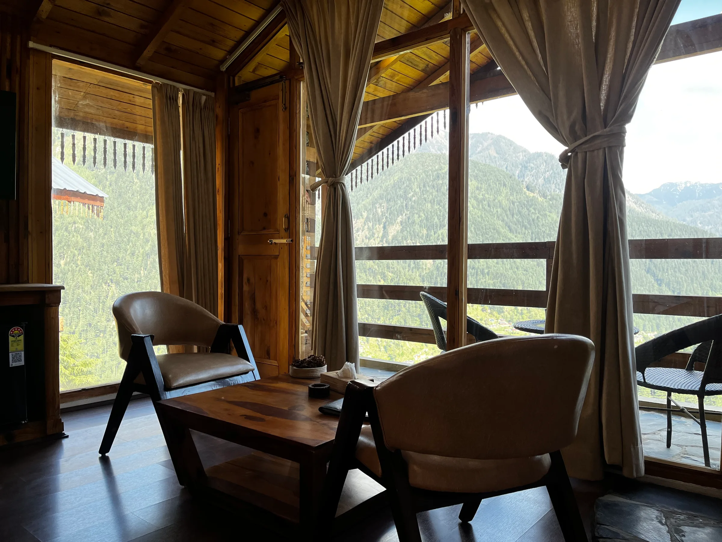 Suite with wooden interiors